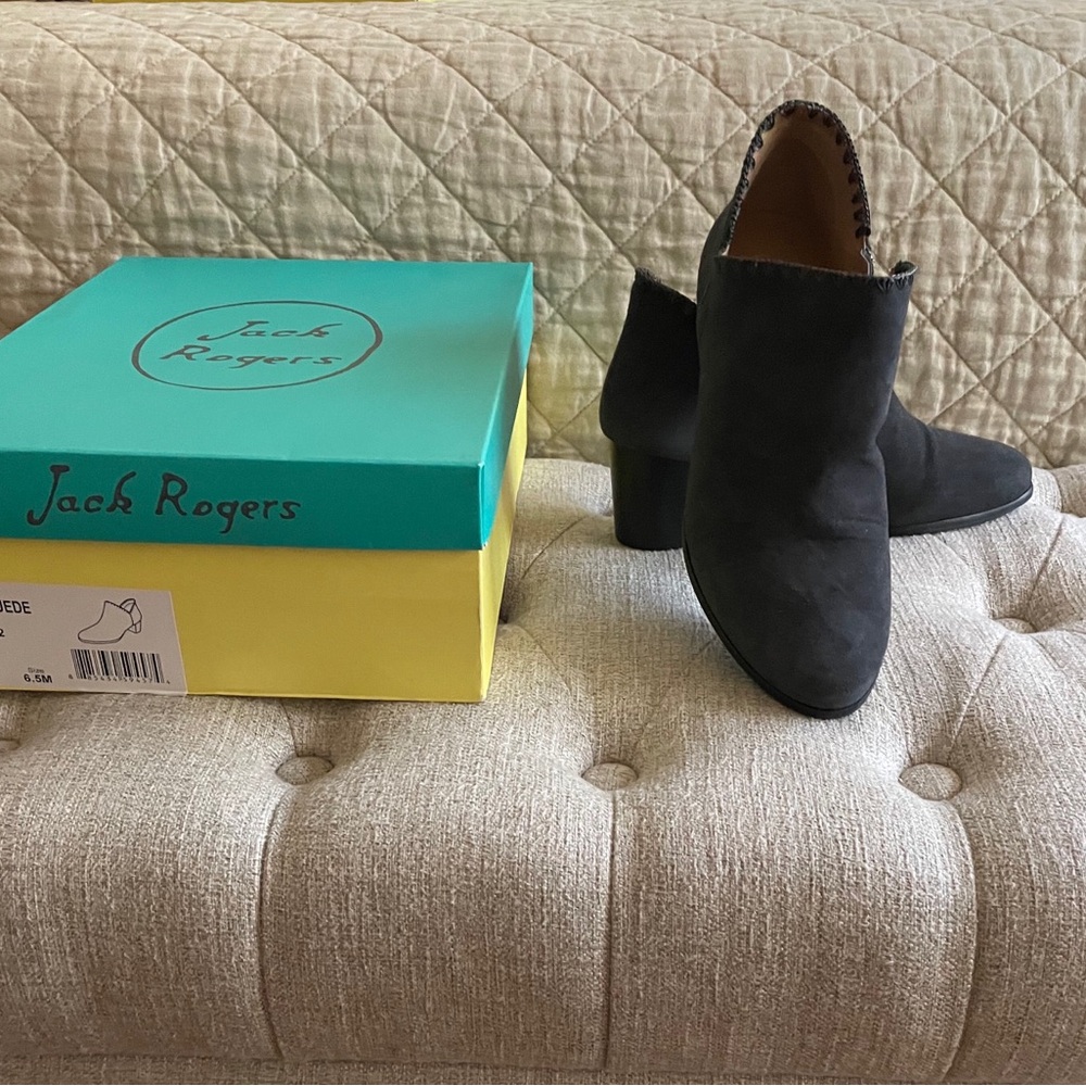 Jack Rogers Black Ankle Boots